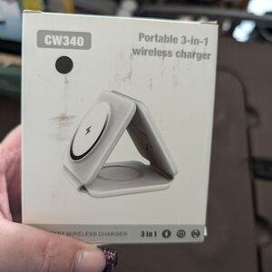 Portable 3-in-1 Wireless Charger